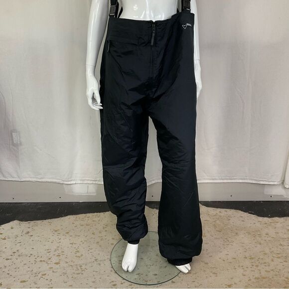 Obermeyer Vintage 90’s Ober Bib Insulated Ski Snow Board Overall Pant Black 20 - Picture 3 of 16